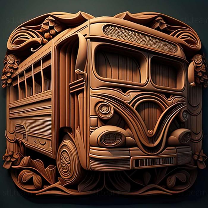 3D модель Игра Симулятор Автобуса 2015 (STL)
